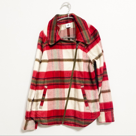 CAbi 3678  Shelter Plaid Moto Jacket X-Large EUC - Picture 5 of 7